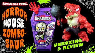 Zuru ® Smashers  Horror House  Dino Zombie Zombosaur  Unboxing amp Review  WOW   Mini Rant [upl. by Anitra797]