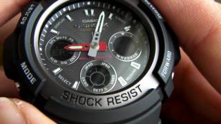 CASIO GSHOCK AWG1011AER 電波時刻修正 01 [upl. by Annirac]