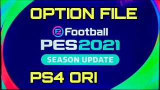 CARA PASANG OPTION FILE PES2021 UNTUK PS4 ORI [upl. by Meece539]