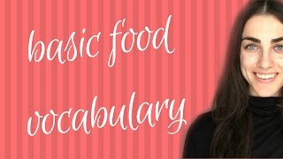 Learn Levantine Arabic Basic Food Vocabulary [upl. by Gascony]