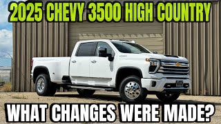 2025 Chevy Silverado 3500 High Country Are These Changes Justified [upl. by Allecram]