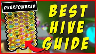 😊The BEST Bee Swarm Simulator HIVE Guide  MIXED Hive Composition  Roblox [upl. by Bullion]