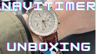 Unboxing Breitling Navitimer 41 [upl. by Nnaitsirhc]