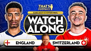 ENGLAND vs SWITZERLAND LIVE EURO 2024 with Mark GOLDBRIDGE LIVE [upl. by Hoxsie]