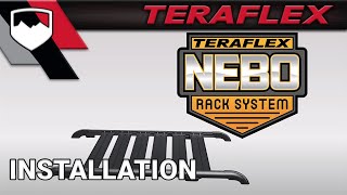 TeraFlex Install JK Nebo Roof Rack amp Slats [upl. by Enrev]