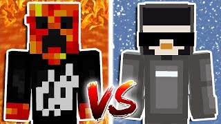 SB737 VS PRESTONPLAYZ Minecraft Lava Run Parkour [upl. by Monte988]