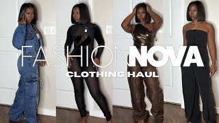 Huge FASHION NOVA Haul 2024  outfit ideas  BriMarvalous [upl. by Gehman]