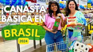 CUÁNTO CUESTA LA CANASTA BÁSICA EN BRASIL 2024 [upl. by Anisamot674]