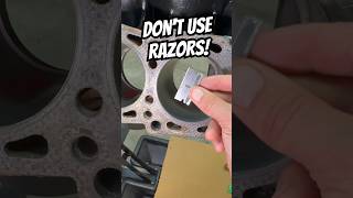 DIY Mechanic Tip How To Remove Gasket Material Faster [upl. by Anaoy497]