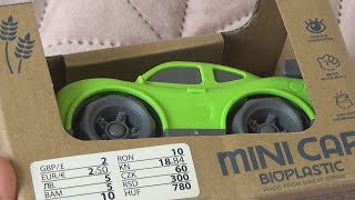 Bioplastic Mini Car Unboxing and Test [upl. by Ydaj]