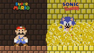 💸Poor Mario and Rich Sonic in Mario Wonder Mario Movie [upl. by Frederich726]