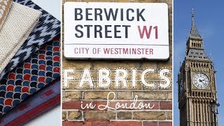 LONDON Shopping Tipps  Stoffläden [upl. by Shewchuk]