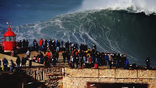 Nazaré epic swell February 25 2022 [upl. by Lauder]