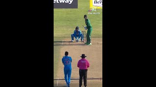 Axar Patel Cleans Up Rassie van der Dussen  SA v IND 3rd ODI [upl. by Naujej]