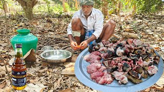 KING of GOAT CURRY  Goat Recipe Cooking in Village [upl. by Andrew652]