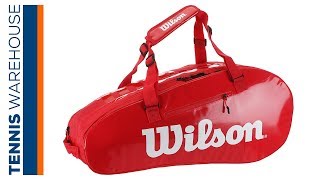 Wilson Super Tour 2 Small 3 Pack Tennis Bag [upl. by Zuckerman]