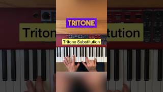 What is the Tritone substitution chordprogression piano musictheory reharmonization [upl. by Kahl221]