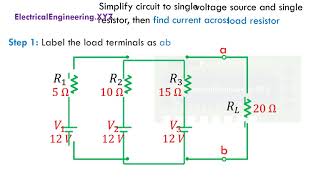 Millmans Theorem Example 1  Step by Step Solution to Millmans Theorem Solved Example Problem [upl. by Ellerad605]