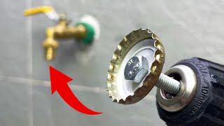 why didnt I know these simple technologies sooner fastest way to make metal water lock with rivet [upl. by Yelak893]