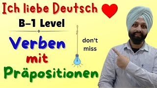 Best German Language Course Online  German Speaking  Festen Präpositionen B1 [upl. by Aynek]