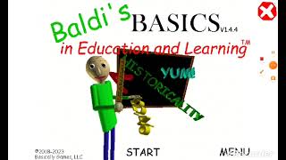 Im BACK IN BALDIS SCHOOL YYAAAAAAYYoh boy baldis basics and education and learning part 3 [upl. by Ysus]