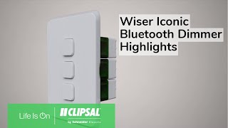 Wiser Iconic Bluetooth Dimmer  Highlights [upl. by Eenaffit163]