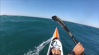 The BEST Downwind Surfski Paddle  060118 [upl. by Alys478]