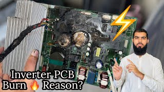 Top reasons of inverter AC pcb burn 🔥 [upl. by Neelloc]