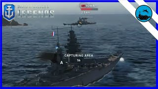 •Richelieu Vs Iowa • Richelieu 5vs5  Standard Battle  World of Warships Legends [upl. by Yazbak]