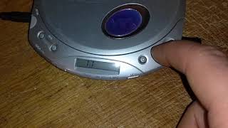 Reproductor Cd Sony Walkman De350 Con Espmax 09 [upl. by Ynos]