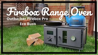 Outbacker® Firebox Pro Eco Burn Range Oven Stove  Unboxing [upl. by Winstonn]