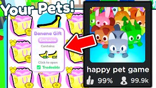 I Found HAPPY PET GAME EARLY But This Happend [upl. by Free]