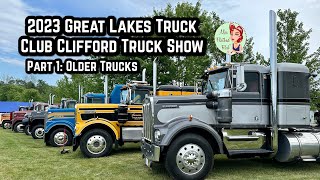 2023 Clifford Truck Show Part 1 Older Trucks [upl. by Esyned]