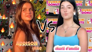 Charli D’amelio vs Addison Rae tiktok dances compilation🥰✨ [upl. by Perlie]