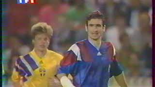 1993 April 28 France  Sweden World Cup1994 Qualifier Full Game part 3 of 5 [upl. by Disraeli]