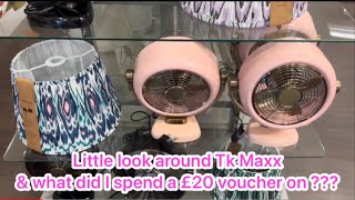 Tk Maxx a Quick Look roundspending a £20 voucher haul tkmaxx shopping unintentionalasmr [upl. by Adiol]