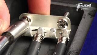 Framus Tutorial Setup of a Guitar with a Wilkinson Tremolo [upl. by Lleon]