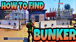 HOW TO FIND BUNKER IN FORTNITE SAVE THE WORLD [upl. by Leirud405]