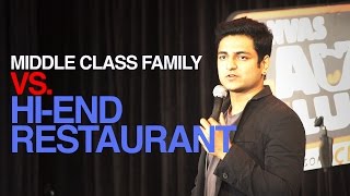 MIDDLE CLASS RESTAURANT PROBLEMS  STAND UP COMEDY Kenny Sebastian [upl. by Brady]