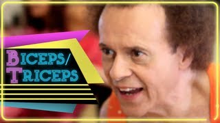 5 MINUTE Biceps and Triceps Workout w Richard Simmons [upl. by Elaina]