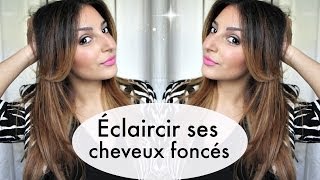 Comment jai éclairci mes cheveux foncés  rattrapage après cata 2 [upl. by Eddra]