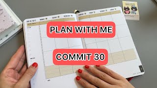 PLAN WITH ME  COMMIT 30 [upl. by Kinnon]