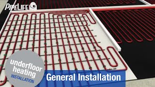 Pipelife Underfloor Heating  General Installation [upl. by Reddin]