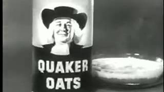 Vintage Old 1960s Quaker Oats Commercial 1960 [upl. by Adli810]