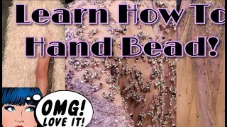 LEARN HOW TO HAND BEAD  Easy amp Simple [upl. by Tymon]