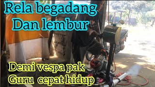 AKHIRNYA VESPA SUPER PAK GURU RAMPUNG JUGA ❗️❗️❗️SUARANYA GAHAR BOSKU [upl. by Nodyarb973]