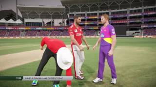 IPL 2017 4th Match RPS vs KXIP  T20  Live Don Bradman Cricket 2017 [upl. by Noeht]