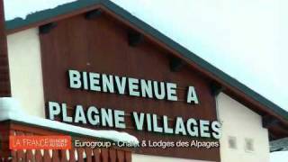 Visite des Chalets et Lodges des Aplages à La Plagne Village Soleil [upl. by Grosz]