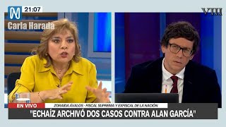 Zoraida Ávalos quotLa Dra Echaíz ─quien impulsa mi destitución─ archivó dos casos contra Alan Garcíaquot [upl. by Anoy223]