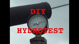 DIY Hydrotest an Air Tank [upl. by Paulita739]